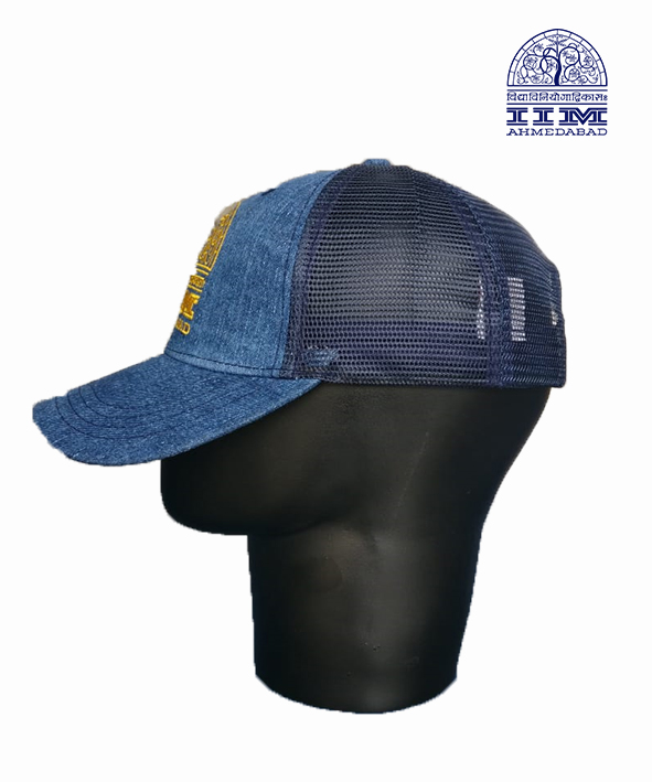 Cap Denim Mesh Blue